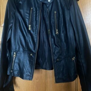 Lulu's Midnight Black Leather Jacket